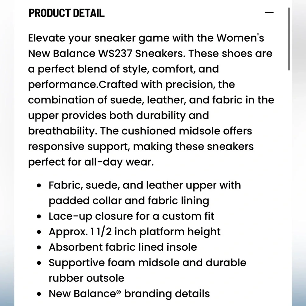 NEW BALANCE WS237 SNEAKERS (women) - Picture 12 of 12